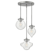  Congress Multi Light Pendant Light - Antique Nickel
