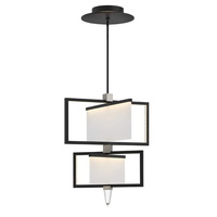  Folio Entrance / Foyer Pendant Light - Black