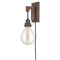  Denton 1 Bulb Wall Sconce - Industrial Iron