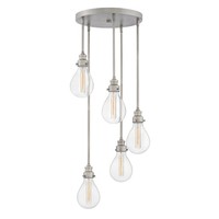  Denton Multi Light Pendant Light - Pewter