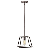  Fulton Down Light Pendant Light - Aged Zinc