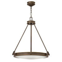  Collier Down Light Pendant Light - Light Oiled Bronze