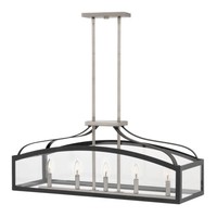  Clarendon Linear Pendant Pendant Light - Aged Zinc