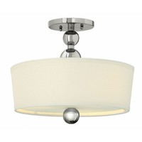  Zelda Semi Flush Mount Ceiling Light - Polished Nickel