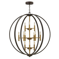  Euclid Entrance / Foyer Pendant Light - Spanish Bronze