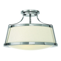  Charlotte Semi Flush Mount Ceiling Light - Chrome