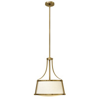  Charlotte Down Light Pendant Light - Brushed Caramel