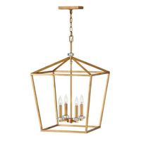  Stinson Mini Chandelier - Distressed Brass