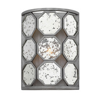  Lara 1 Bulb Wall Sconce - Brushed Silver