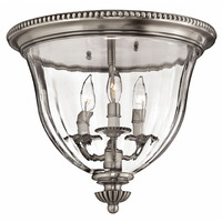  Oxford Flush Mount Ceiling Light - Pewter