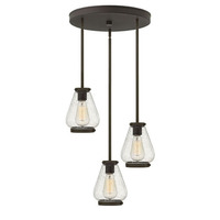 Multi Light Pendant 17" Width Multi Light Pendant 17" Width
