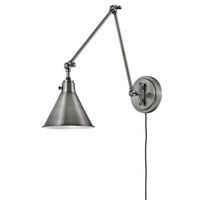  Arti 1 Bulb Wall Sconce - Polished Antique Nickel