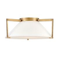  Veranda Flush Mount Ceiling Light - Brushed Bronze