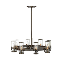  Reeve Mid Sized Chandelier Chandelier - Black Oxide