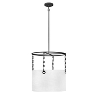  Tribeca Drum Pendant Pendant Light - Black