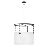  Tribeca Drum Pendant Pendant Light - Black