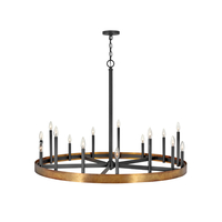  Wells Mid Sized Chandelier Chandelier - Weathered Brass