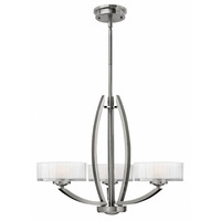  Meridian Mini Chandelier - Brushed Nickel