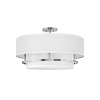  Graham Semi Flush Mount Ceiling Light - Polished Nickel