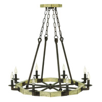  Wyatt Mini Chandelier - Iron Rust