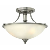  Truman Semi Flush Mount Ceiling Light - Antique Nickel