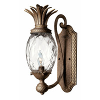  Plantation 1 Bulb Wall Sconce - Pearl Bronze