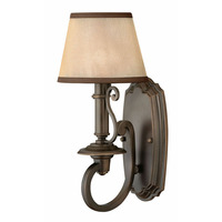  Plymouth 1 Bulb Wall Sconce - Olde Bronze