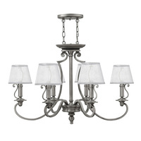  Plymouth Mid Sized Chandelier Chandelier - Polished Antique Nickel