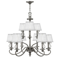  Plymouth Mid Sized Chandelier Chandelier - Polished Antique Nickel