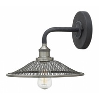  Rigby 1 Bulb Wall Sconce - Aged Zinc