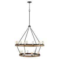  Everett Large Foyer Chandelier Chandelier - Bronze