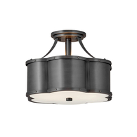 Semi Flush Mount 14-1/4" Width Semi Flush Mount 14-1/4" Width