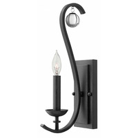  Marion 1 Bulb Wall Sconce - Textured Black