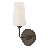  Lewis 1 Bulb Wall Sconce - Black Oxide