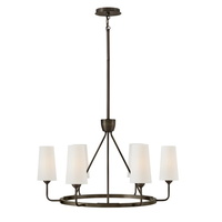  Lewis Mid Sized Chandelier Chandelier - Black Oxide