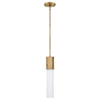  Facet Mini-Pendant Pendant Light - Hertiage Brass