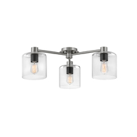  Axel Semi Flush Mount Ceiling Light - Brushed Nickel