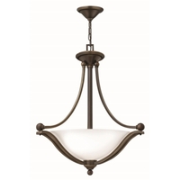  Bolla Up Light Pendant Light - Olde Bronze / Opal