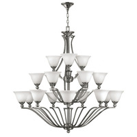  Bolla Large Foyer Chandelier Chandelier - Brushed Nickel / Opal