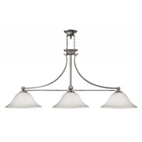  Bolla Linear Pendant Pendant Light - Brushed Nickel / Opal