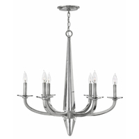  Ascher Mid Sized Chandelier Chandelier - Polished Nickel