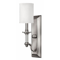  Sussex 1 Bulb Wall Sconce - Brushed Nickel