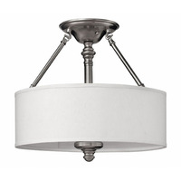  Sussex Semi Flush Mount Ceiling Light - Brushed Nickel