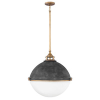  Fletcher Down Light Pendant Light - Aged Zinc