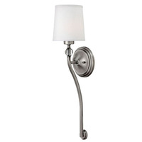  Morgan 1 Bulb Wall Sconce - Antique Nickel