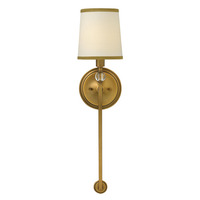 Morgan 1 Bulb Wall Sconce - Brushed Bronze