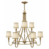  Morgan Large Foyer Chandelier Chandelier - Brushed Bronze