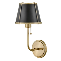  Clarke 1 Bulb Wall Sconce - Warm Brass