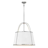  Clarke Drum Pendant Pendant Light - Polished Nickel