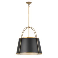  Clarke Drum Pendant Pendant Light - Warm Brass